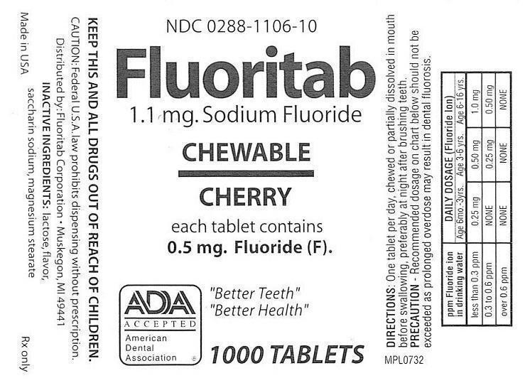 FLUORITAB CHEWABLE